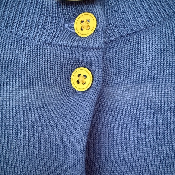 J Crew Blue Button-Up Cardigan - Picture 5 of 5